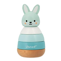 Janod Stapelturm Hase*Kinder Lernspielzeug|Holzspielzeug