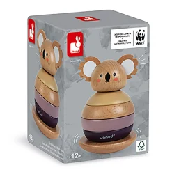 Janod Stapelturm Koala*Kinder Lernspielzeug|Holzspielzeug