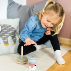 KINDSGUT Stapelturm Panda*Kinder Lernspielzeug|Holzspielzeug