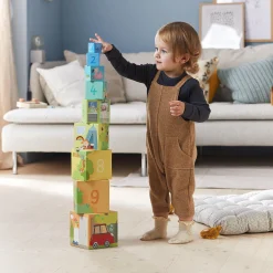 HABA Stapelwürfel Mein Zuhause*Kinder Lernspielzeug