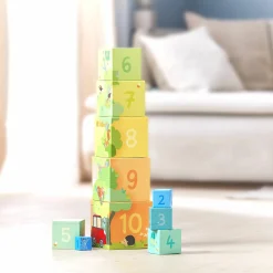 HABA Stapelwürfel Mein Zuhause*Kinder Lernspielzeug