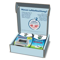 WICK Starter Kit 2-in-1 Hygrometer & Thermometer mit VapoPads Menthol* Luftbefeuchter