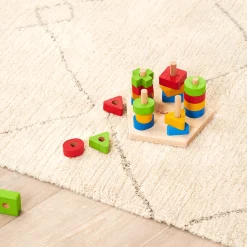Eichhorn Steck- und Sortierplatte*Kinder Lernspielzeug|Holzspielzeug