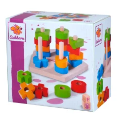 Eichhorn Steck- und Sortierplatte*Kinder Lernspielzeug|Holzspielzeug
