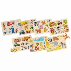 goki Steckpuzzle*Kinder Lernspielzeug|Holzspielzeug
