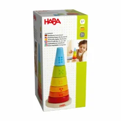 HABA Steckturm Kunterbunt*Kinder Holzspielzeug