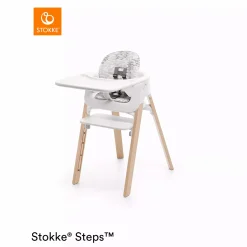 STOKKE Steps™ Baby Set Kissen Waves Grey* Hochstuhl Zubehör