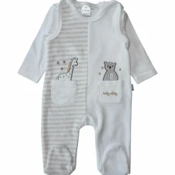 LITTLE ONE Strampler-Set Bär und Giraffe* Strampler