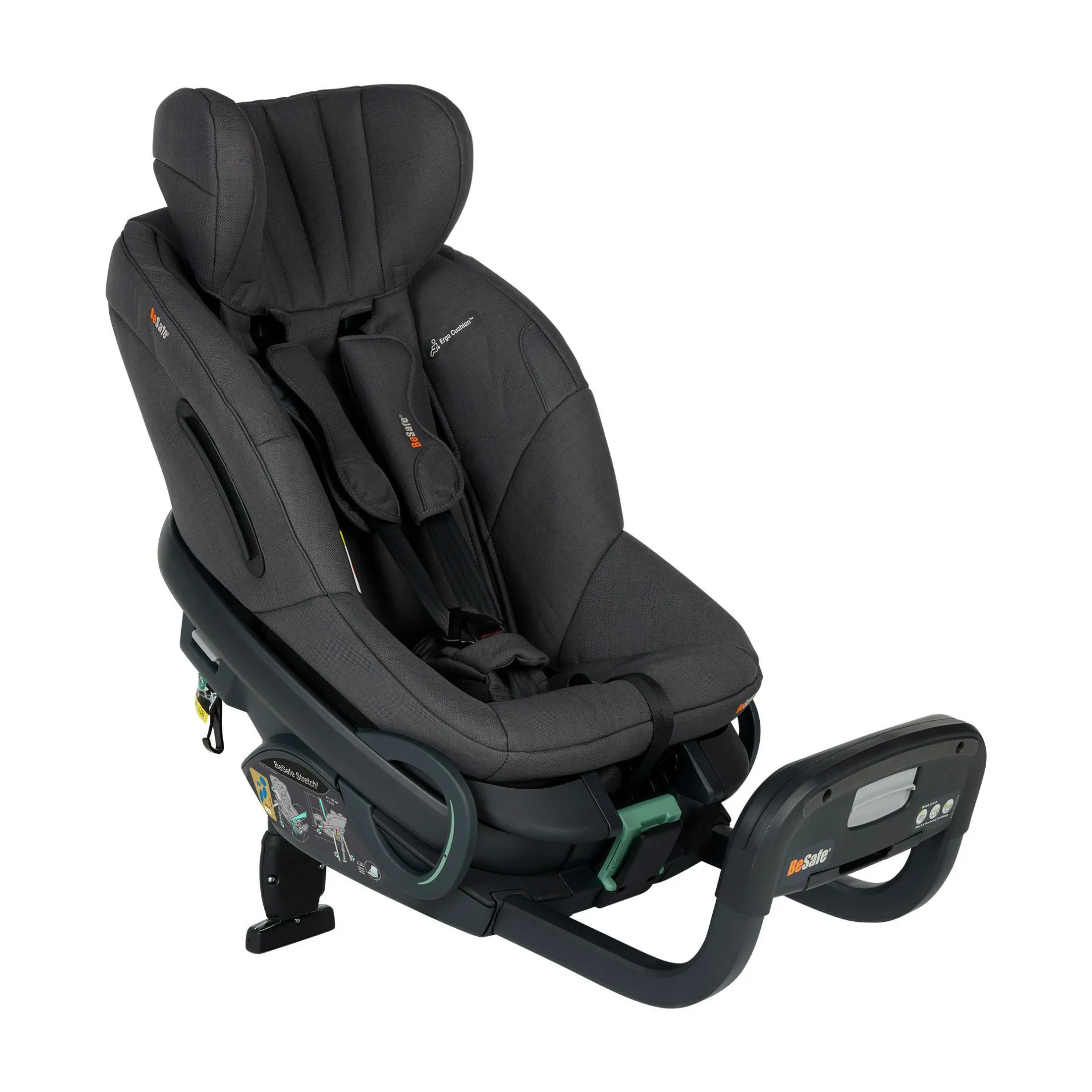 BeSafe Stretch² Dark Grey Melange*Kinder Kindersitze 9-36 Kg, Gruppe 1/2/3