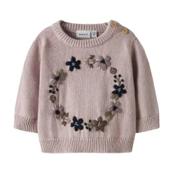 name it Strickpullover Blumenkranz* Oberteile
