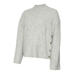 Mamalicious Strickpullover Medium Grey Melange* Umstandsoberteile