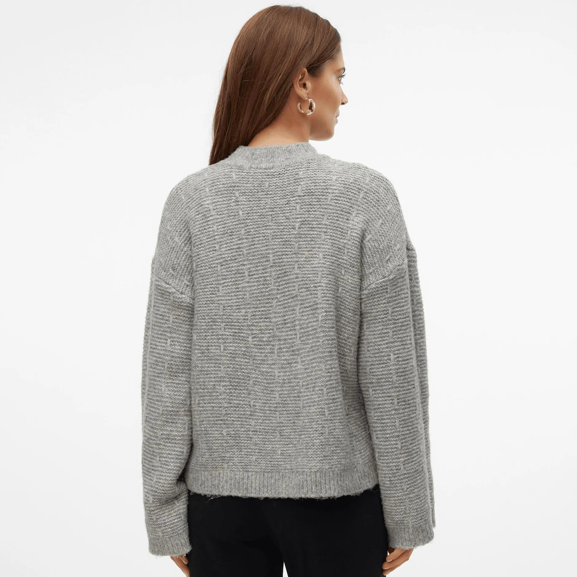Mamalicious Strickpullover Medium Grey Melange* Umstandsoberteile