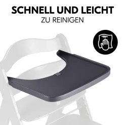 hauck Tablett Alpha Dark Grey* Hochstuhl Zubehör