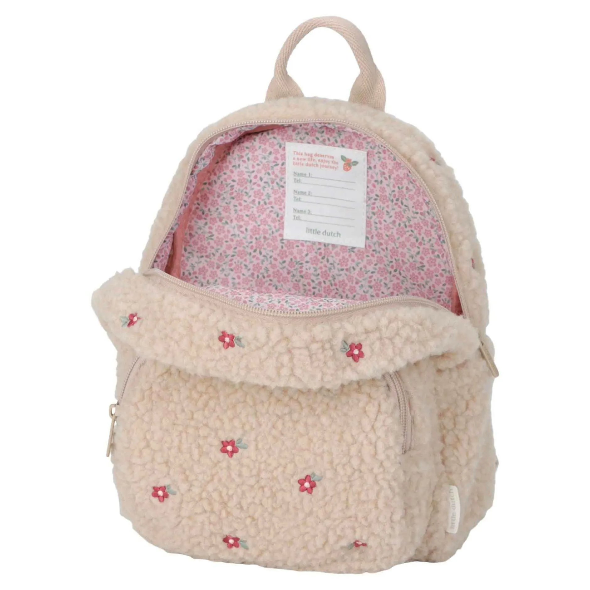 LITTLE DUTCH Teddy-Rucksack Sand*Kinder Kinderrucksäcke