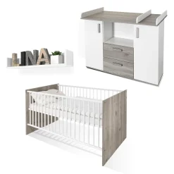 Mu00e4usbacher 3-teiliges Babyzimmer Lina* Babyzimmer Sets