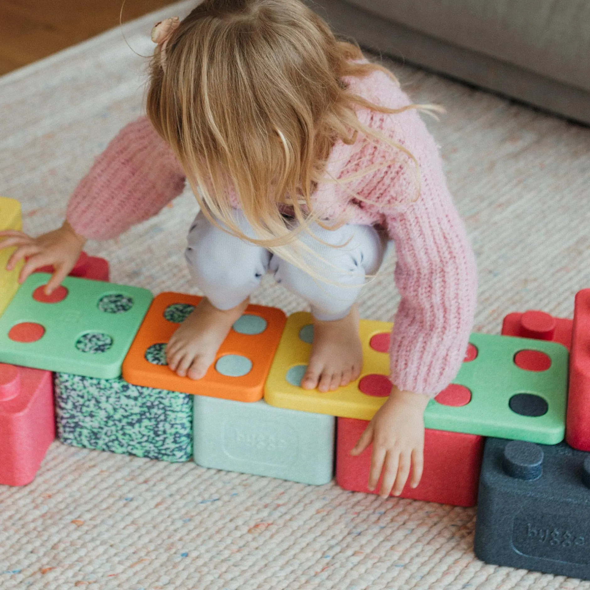 Bygge 4-teiliges Ergänzungsset LILLE FEST Leon*Kinder Konstruktionsspielzeug
