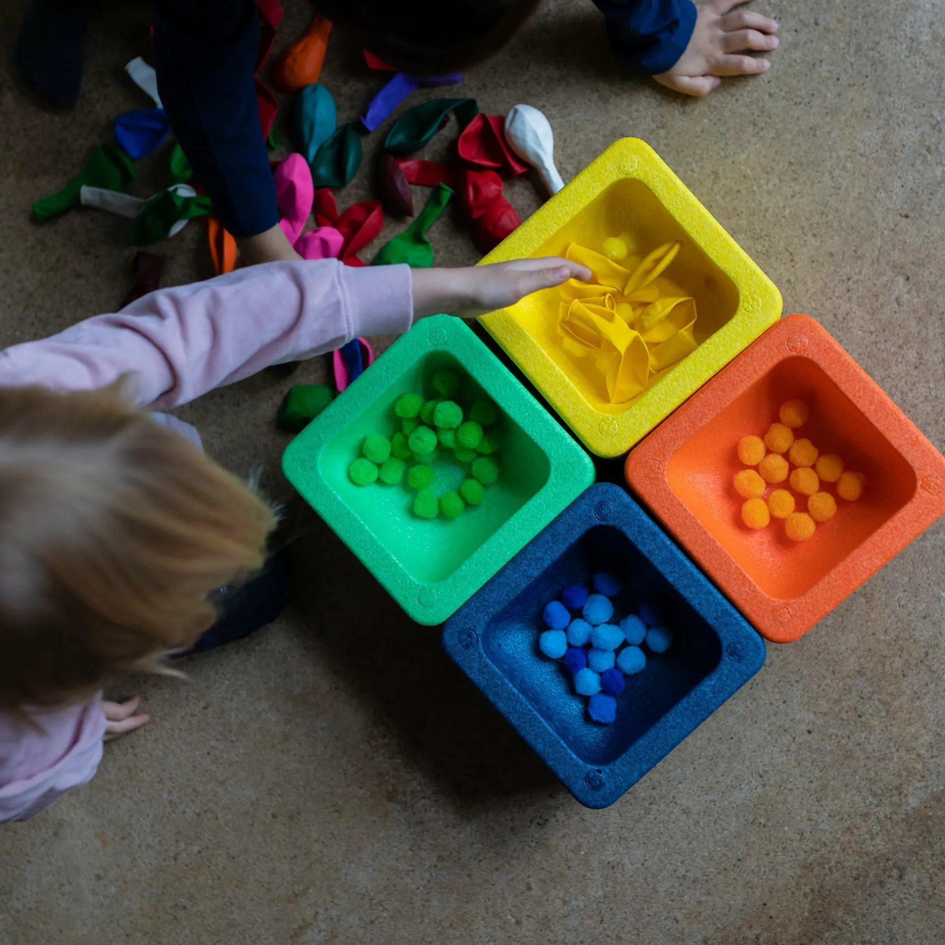 Bygge 4-teiliges Ergänzungsset LILLE FEST Josse*Kinder Konstruktionsspielzeug