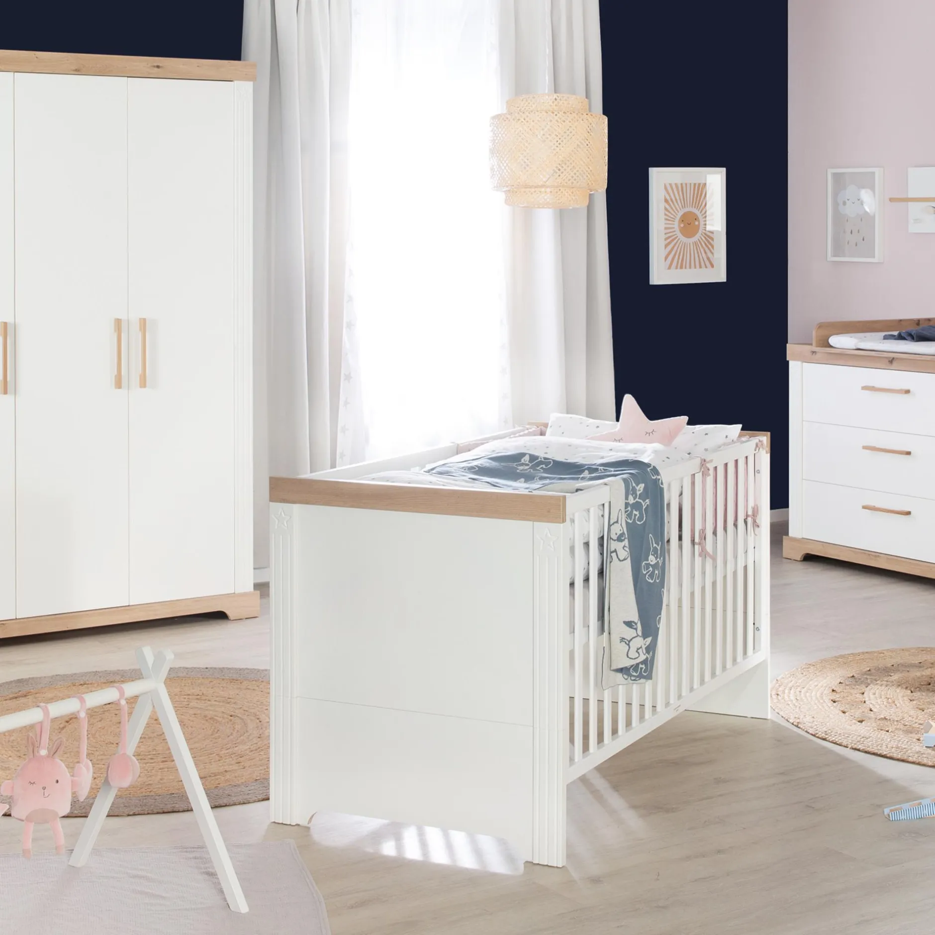 roba 3-teiliges Spar-Set Babyzimmer Milan* Babyzimmer Sets|Babybetten