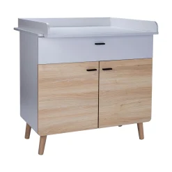 Arthur Berndt 2-teiliges Spar-Set Babyzimmer Lovis mit Kommodenfüßen 88cm für die schmale Wickelkommode* Babyzimmer Sets