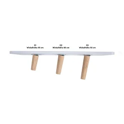 Arthur Berndt 2-teiliges Spar-Set Babyzimmer Lovis mit Kommodenfüßen 88cm für die schmale Wickelkommode* Babyzimmer Sets