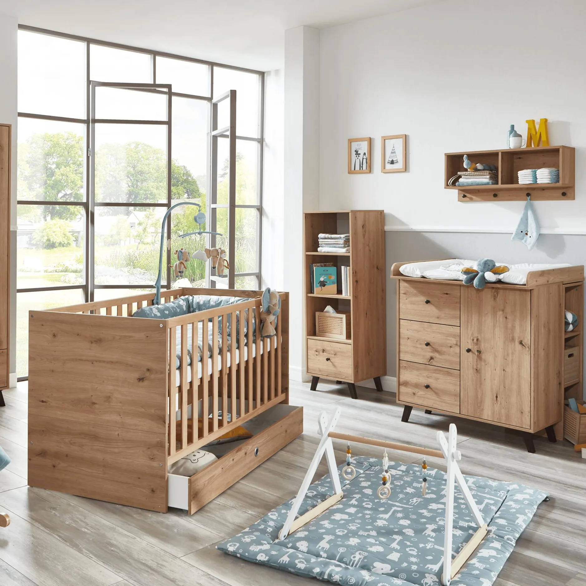 Arthur Berndt 2-teiliges Spar-Set Babyzimmer Niklas* Babyzimmer Sets|Babybetten