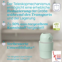 chicco Teleskop Windeleimer Odour Off Tundra* Windeleimer