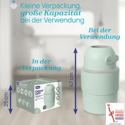chicco Teleskop Windeleimer Odour Off Tundra* Windeleimer