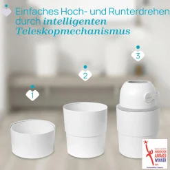 chicco Teleskop Windeleimer Odour Off White* Windeleimer