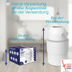 chicco Teleskop Windeleimer Odour Off White* Windeleimer