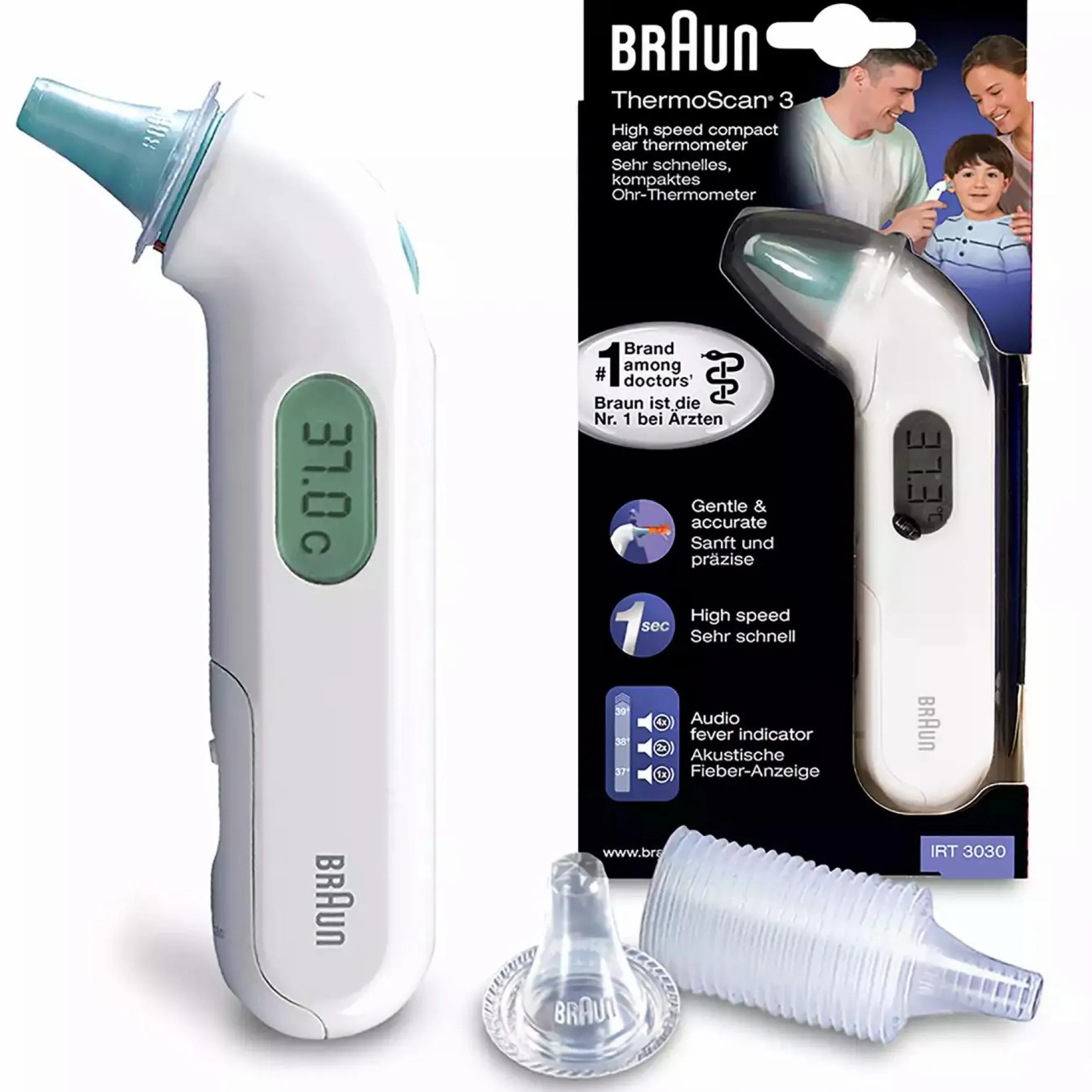 BRAUN ThermoScan® 3 Infrarot-Ohrthermometer* Hausapotheke