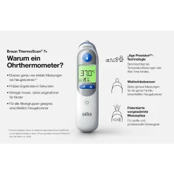 BRAUN ThermoScan® 7+ Ohrthermometer* Hausapotheke