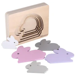 KINDSGUT Tier-Puzzle Hase*Kinder Lernspielzeug|Holzspielzeug