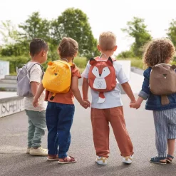 Lu00c4SSIG Tiny Backpack About Friends Lion Yellow*Kinder Kinderrucksäcke