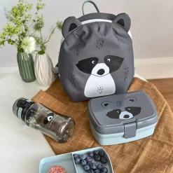 Lu00c4SSIG Tiny Backpack About Friends Racoon Grey*Kinder Kinderrucksäcke