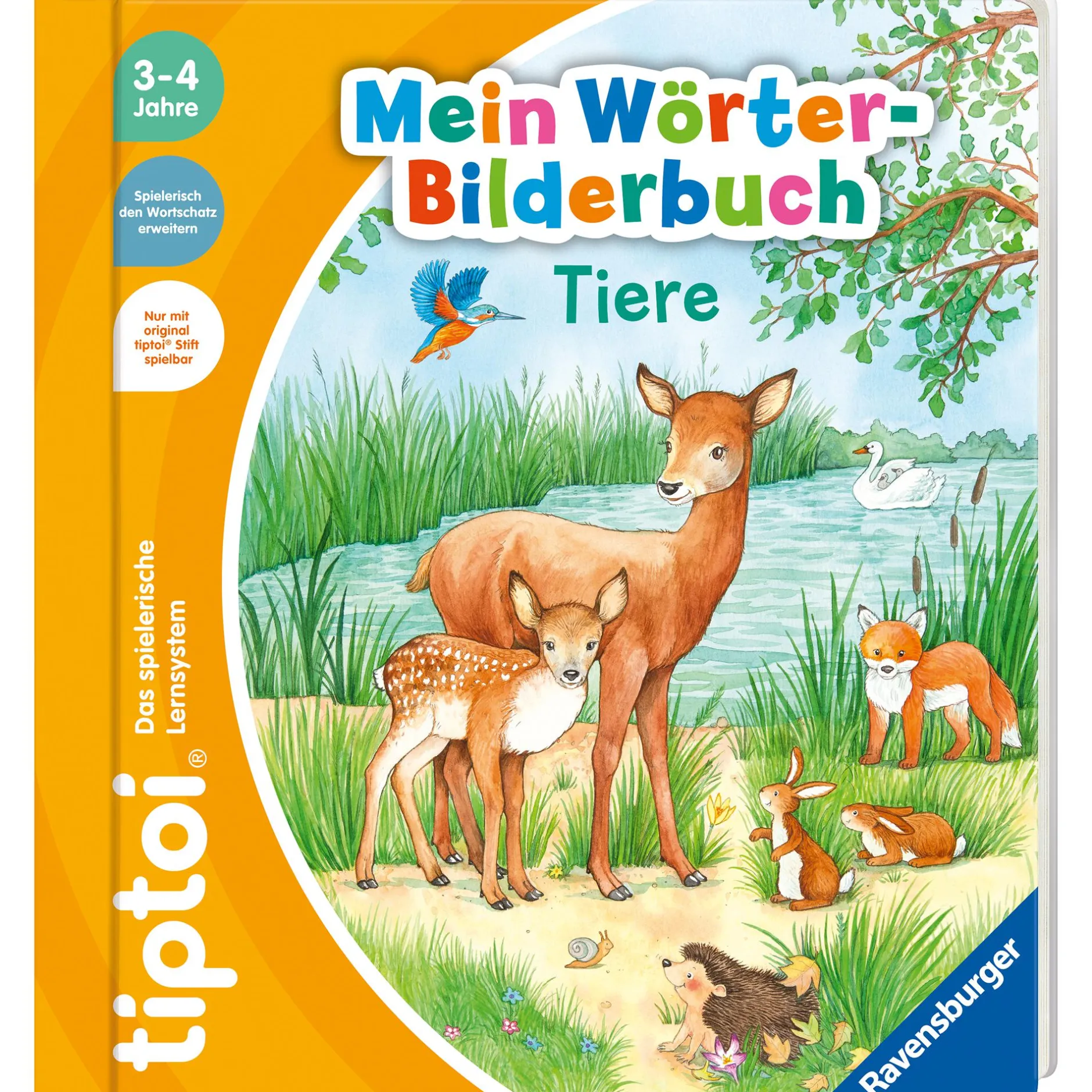 Ravensburger tiptoi Mein Wörter-Bilderbuch Tiere*Kinder Kinderbücher|Spielzeug Ab 3 Jahren