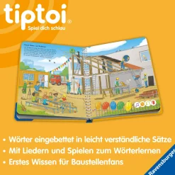 Tiptoi ® Mein Wörter-Bilderbuch Baustelle*Kinder Kinderbücher|Spielzeug Ab 3 Jahren
