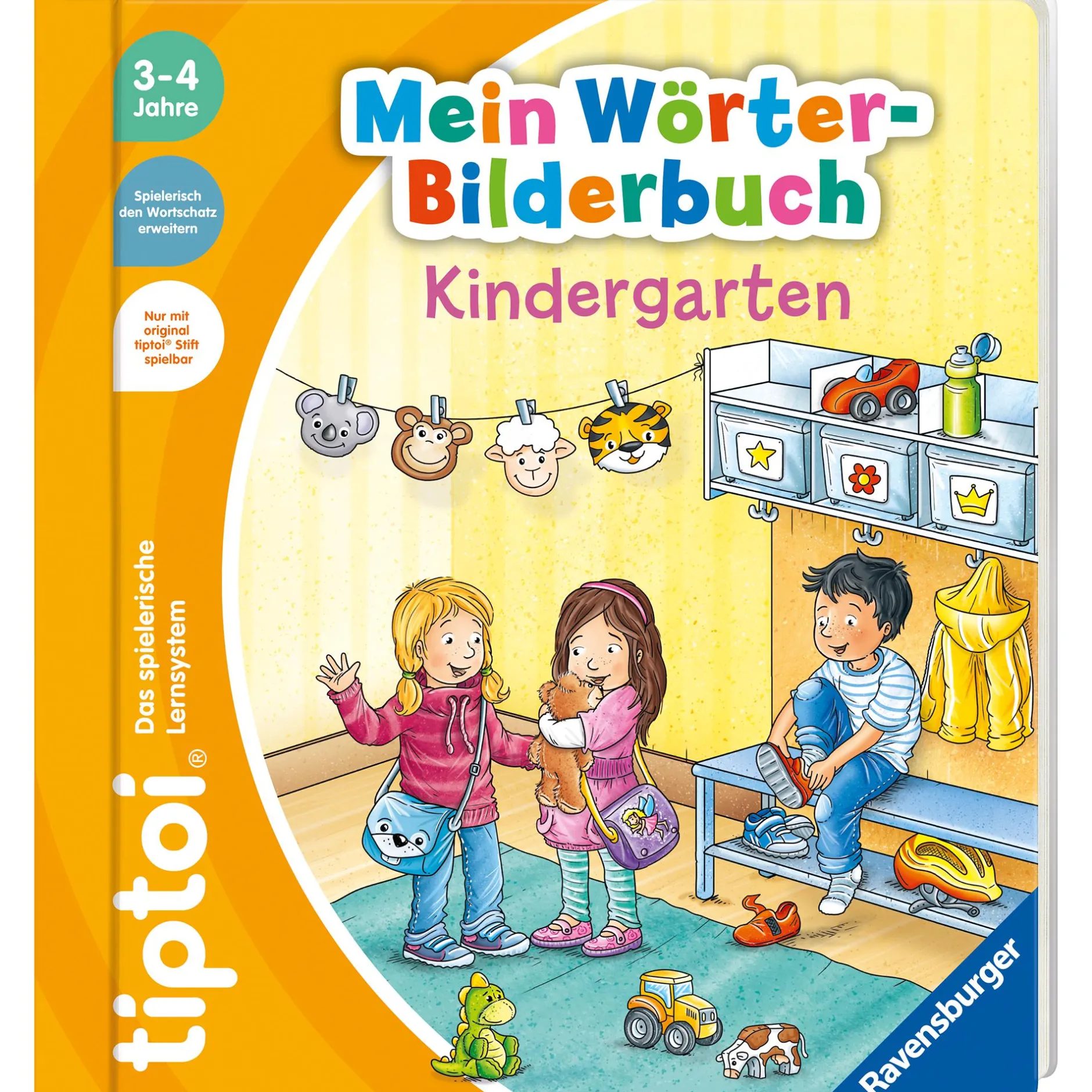 Ravensburger tiptoi Mein Wörter-Bilderbuch Kindergarten*Kinder Kinderbücher|Spielzeug Ab 3 Jahren