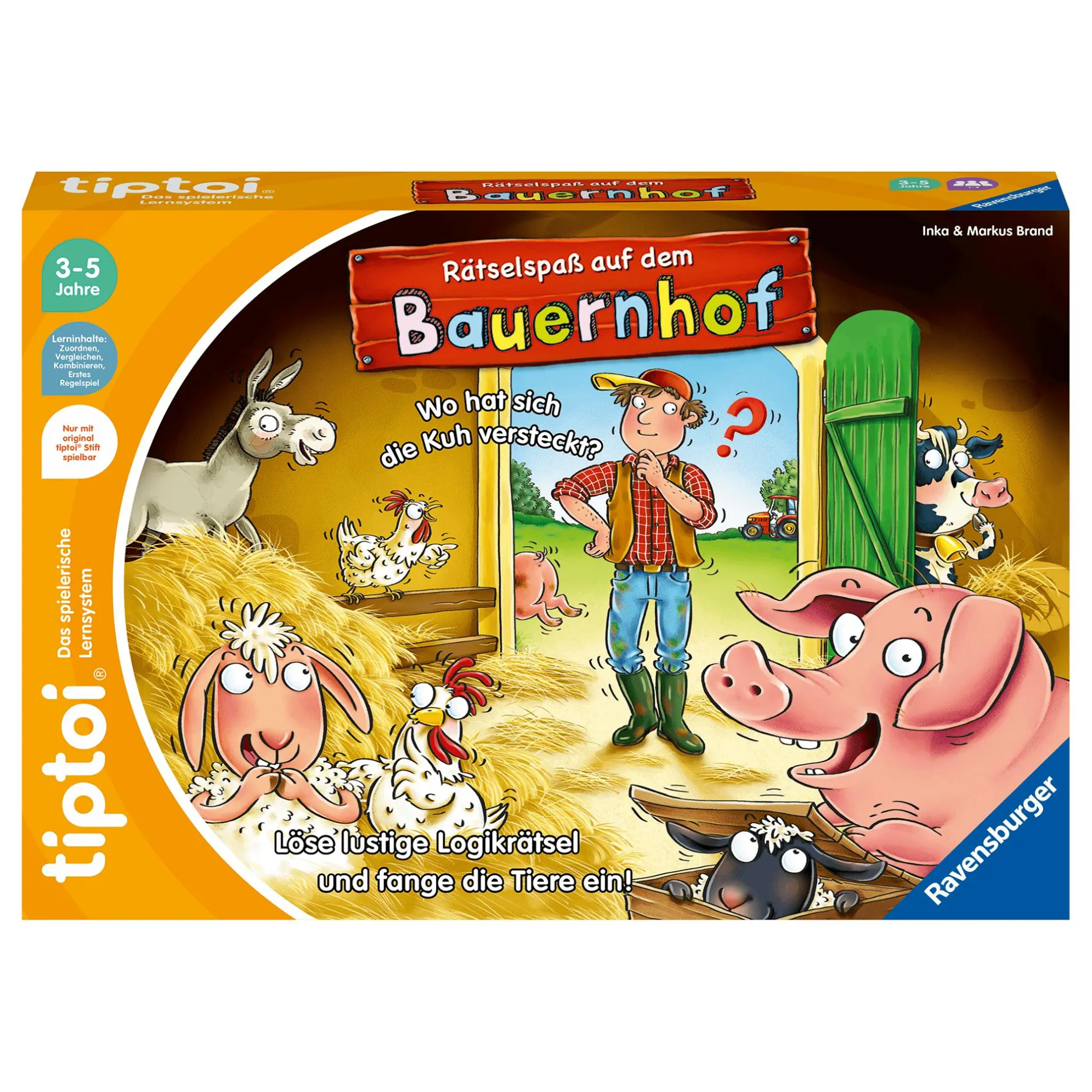 Tiptoi ® Rätselspaß auf dem Bauernhof*Kinder Lernspielzeug|Spielzeug Ab 3 Jahren