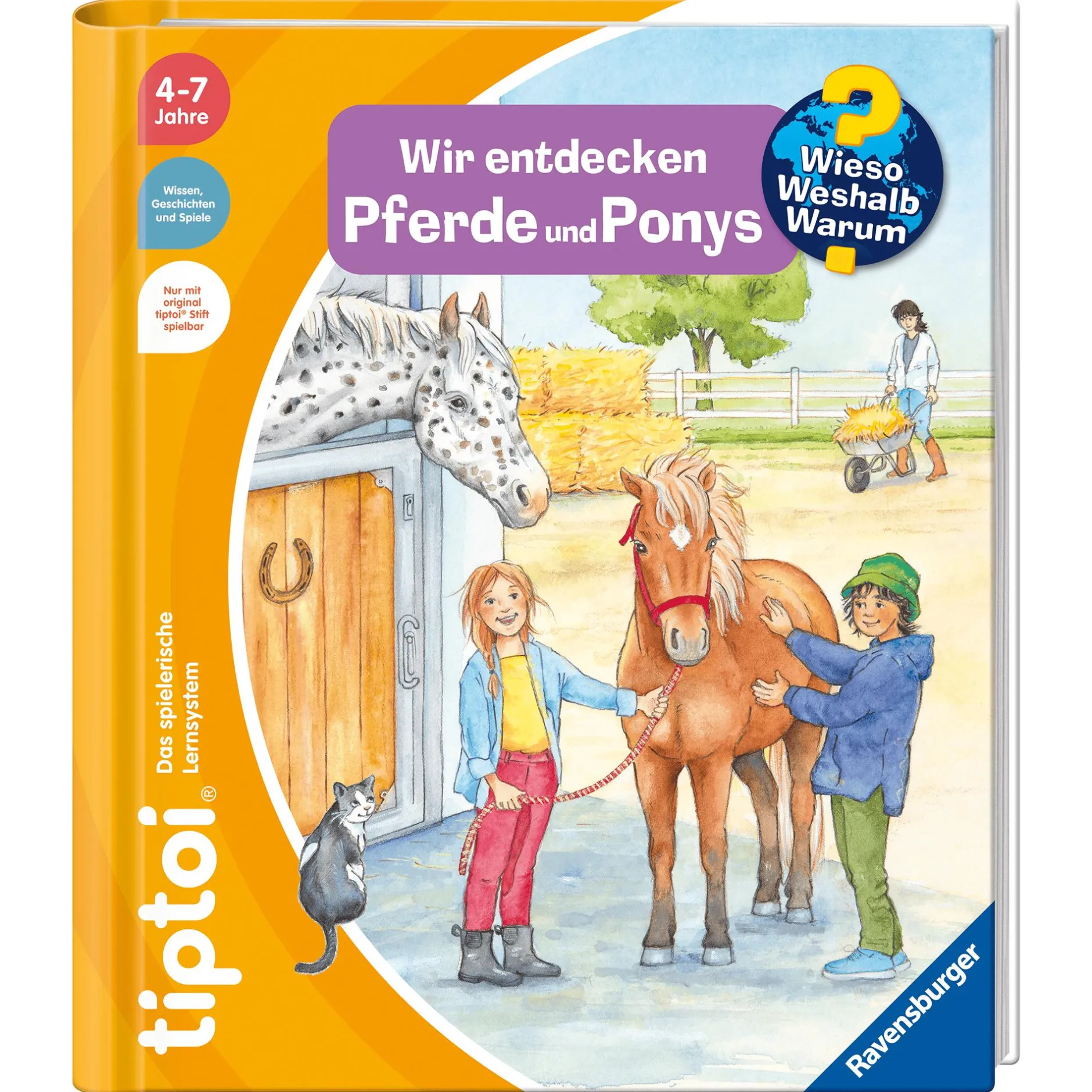 Tiptoi ® Wieso? Weshalb? Warum? Wir entdecken Pferde und Ponys*Kinder Lernspielzeug|Kinderbücher