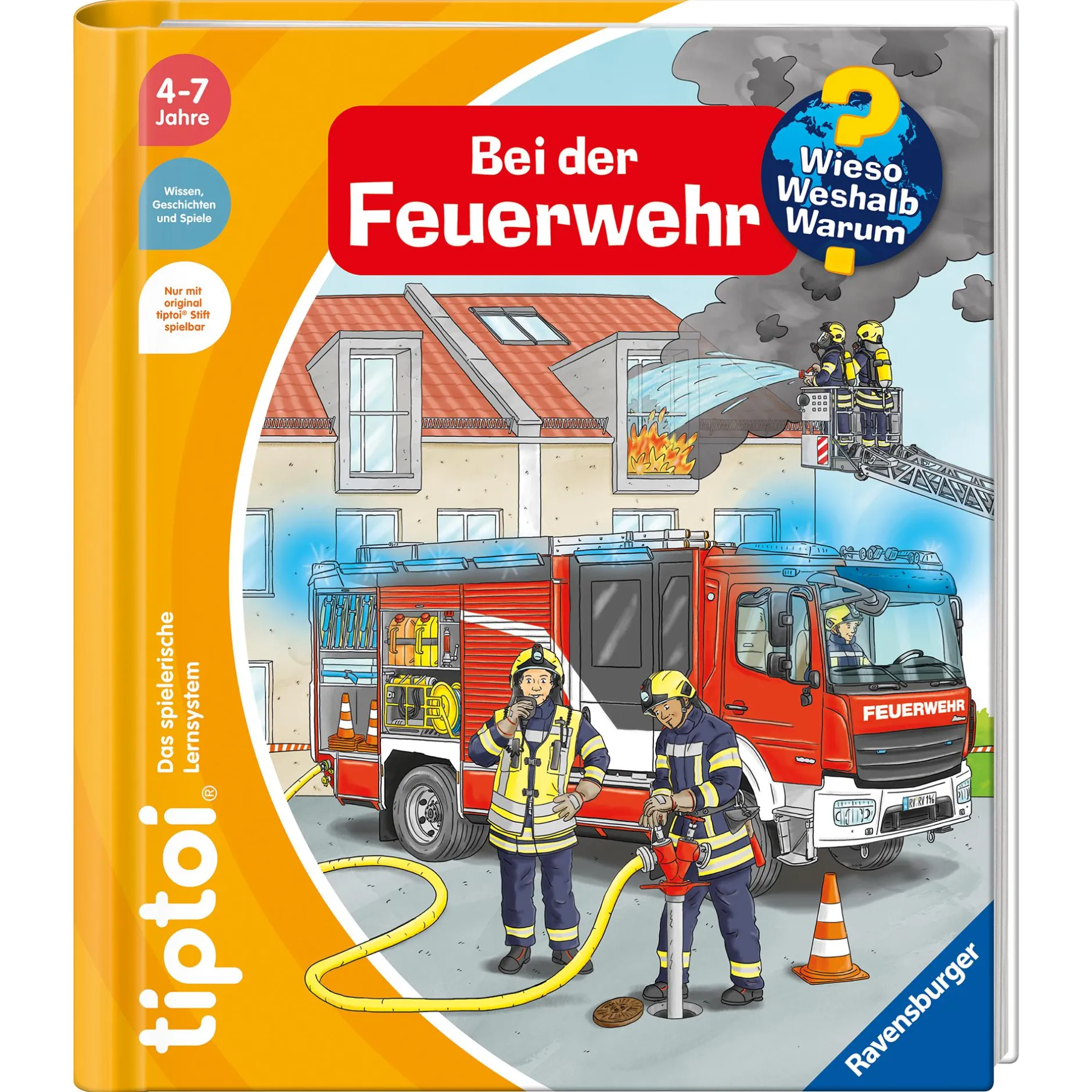 Tiptoi ® Wieso? Weshalb? Warum? Bei der Feuerwehr*Kinder Lernspielzeug|Kinderbücher