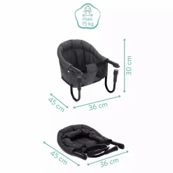fillikid Tischsitz Flexi Melange Grey* Reisehochstühle