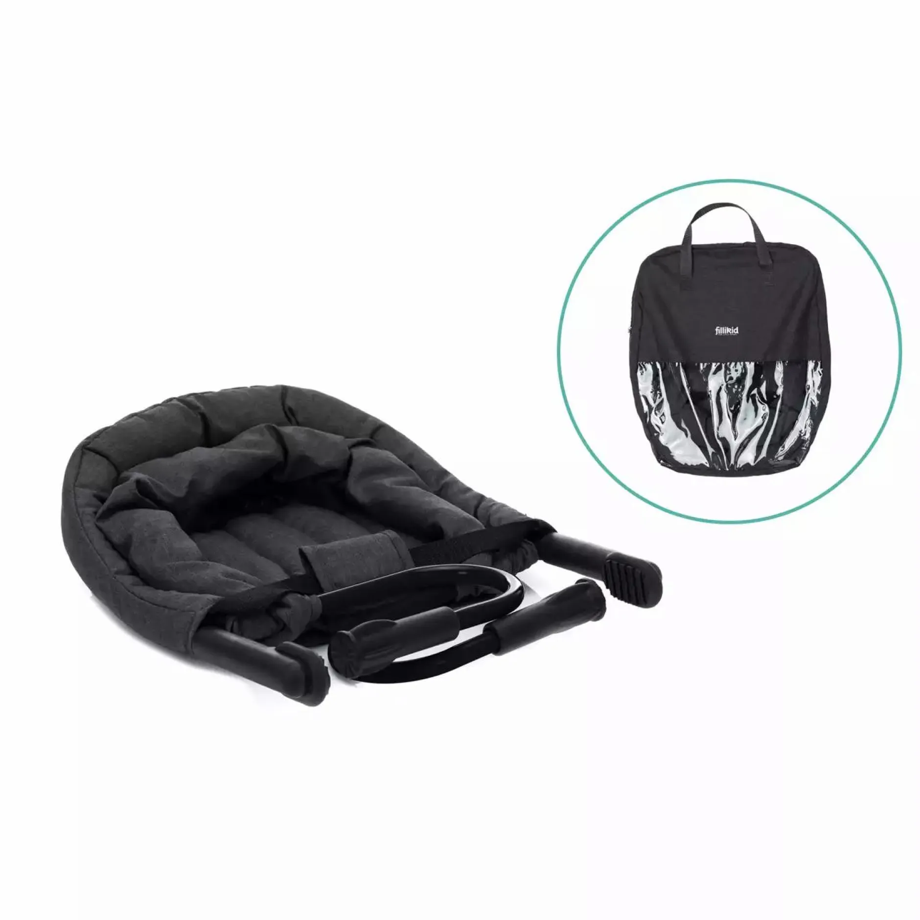 fillikid Tischsitz Flexi Melange Grey* Reisehochstühle