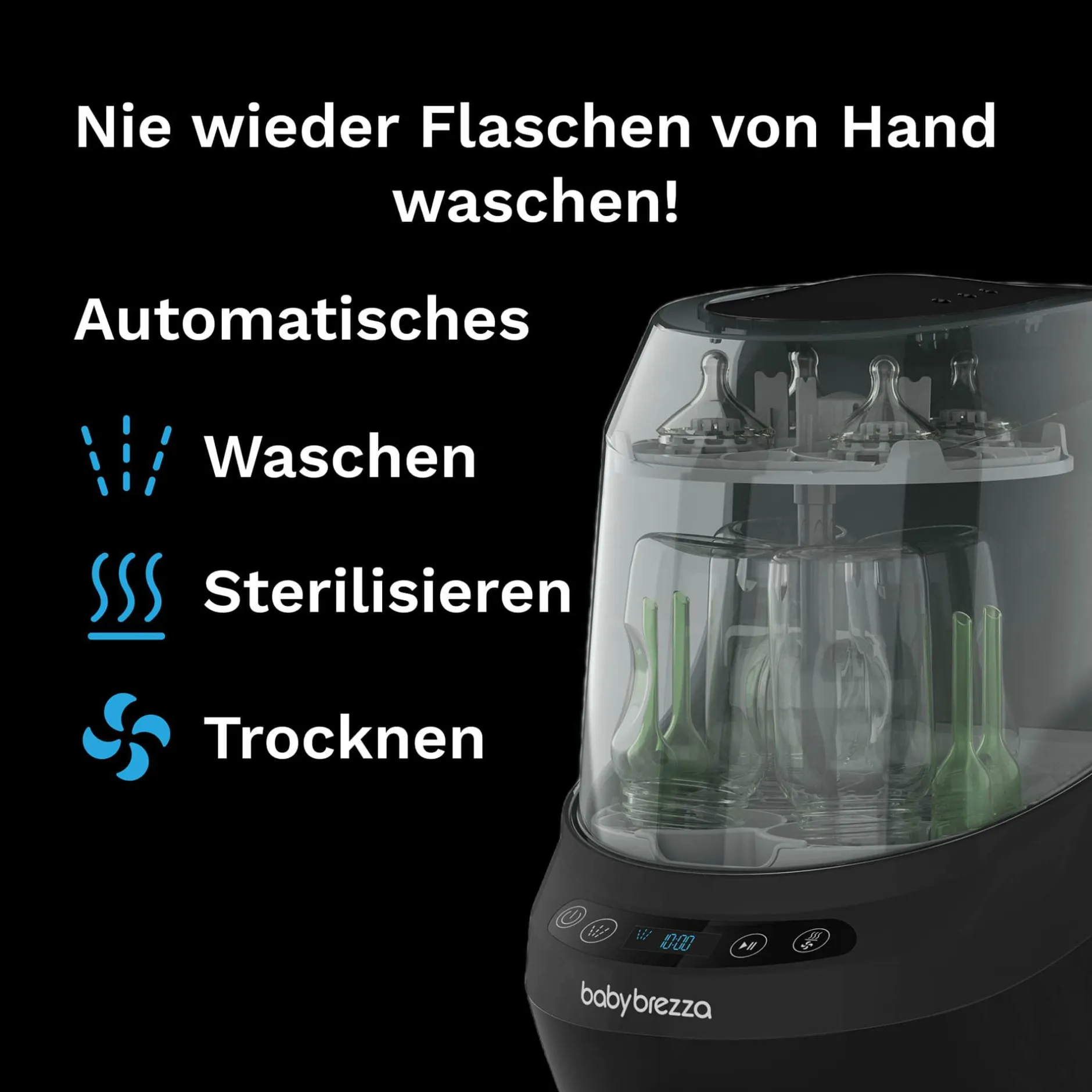 babybrezza Tischspülmaschine Bottle Washer Pro* Vaporisatoren