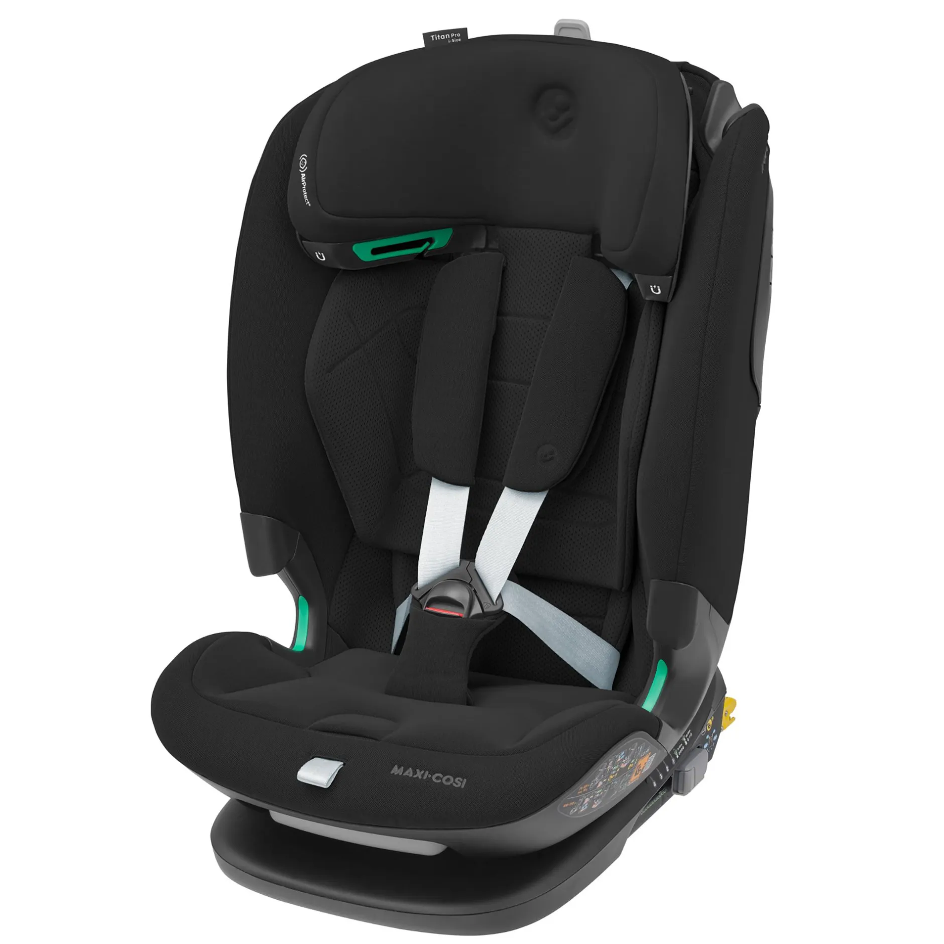 MAXI-COSI Titan Pro² i-Size Authentic Black*Kinder Kindersitze Isofix|Kindersitze 9-36 Kg, Gruppe 1/2/3
