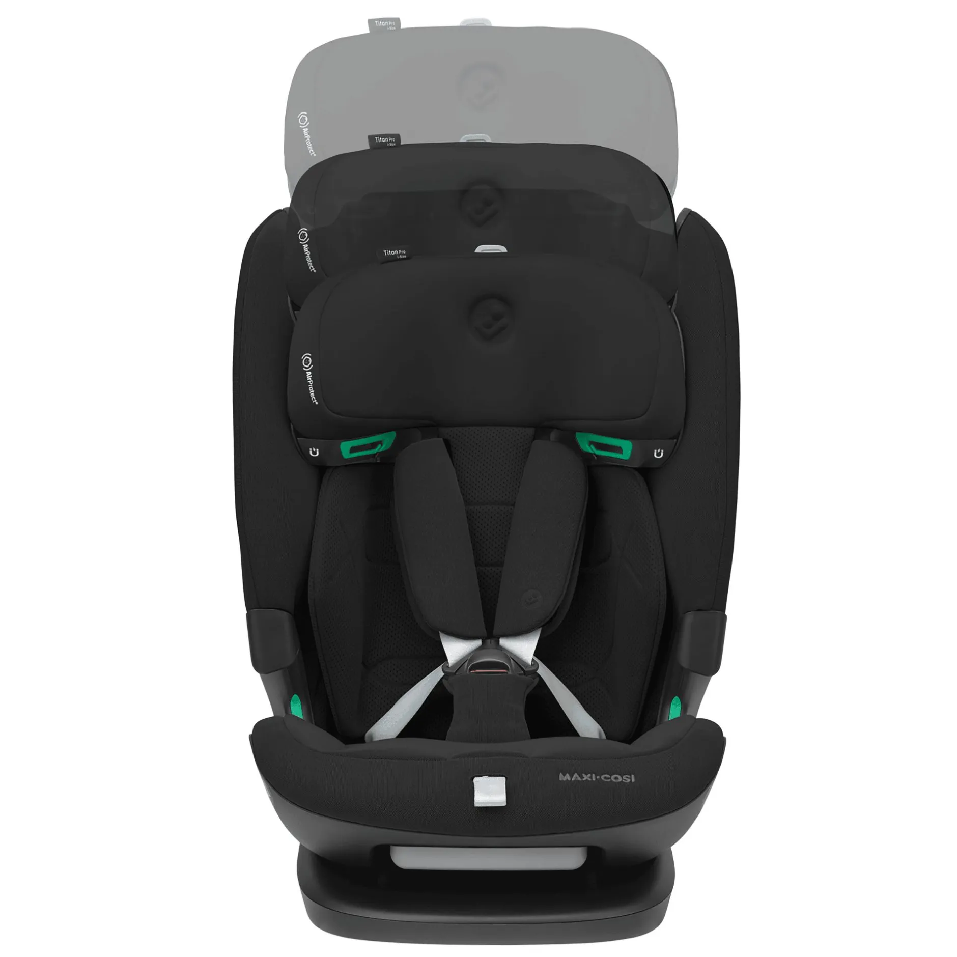 MAXI-COSI Titan Pro² i-Size Authentic Black*Kinder Kindersitze Isofix|Kindersitze 9-36 Kg, Gruppe 1/2/3