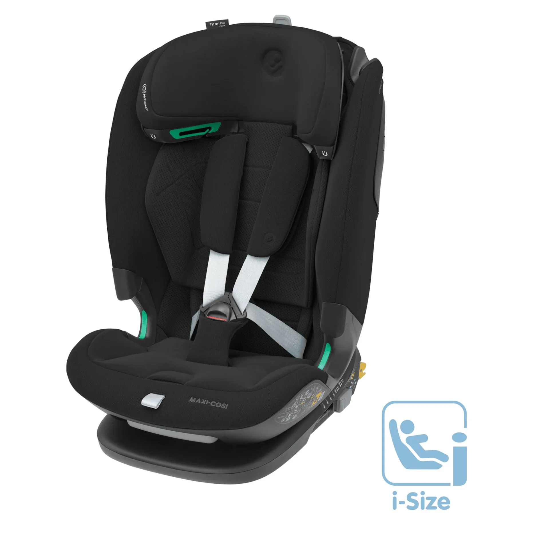 MAXI-COSI Titan Pro² i-Size Authentic Black*Kinder Kindersitze Isofix|Kindersitze 9-36 Kg, Gruppe 1/2/3
