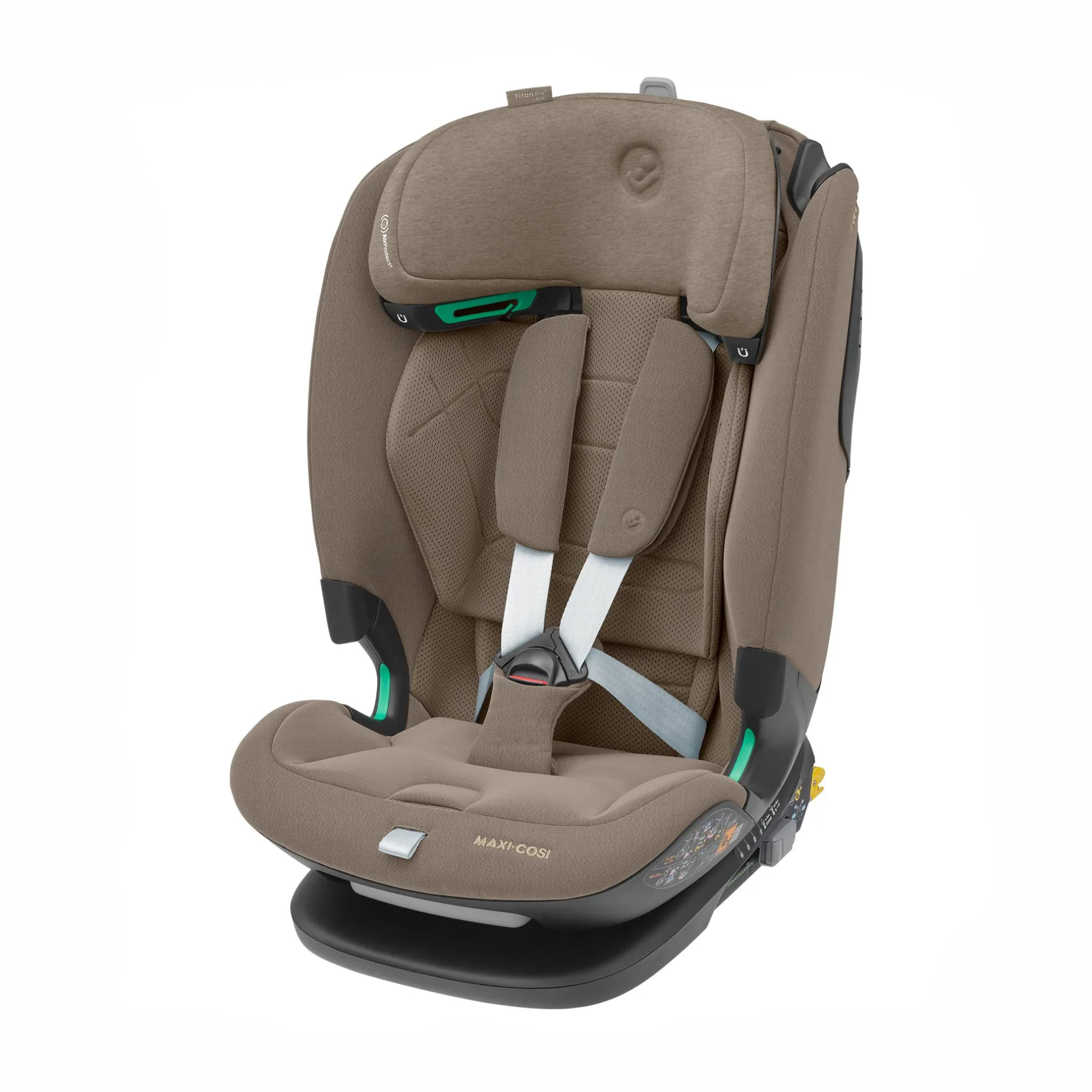 MAXI-COSI Titan Pro² i-Size Authentic Truffle*Kinder Kindersitze Isofix|Kindersitze 9-36 Kg, Gruppe 1/2/3