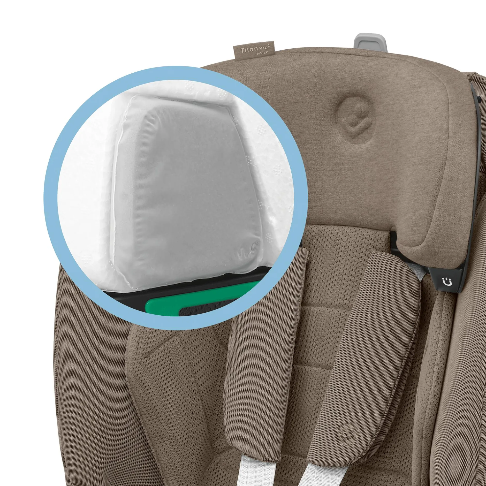 MAXI-COSI Titan Pro² i-Size Authentic Truffle*Kinder Kindersitze Isofix|Kindersitze 9-36 Kg, Gruppe 1/2/3