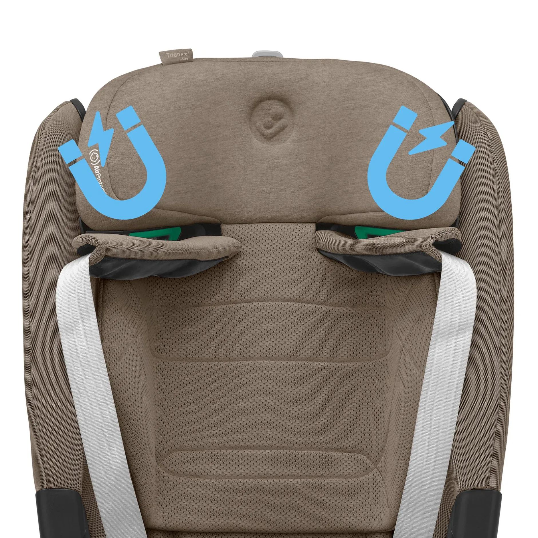 MAXI-COSI Titan Pro² i-Size Authentic Truffle*Kinder Kindersitze Isofix|Kindersitze 9-36 Kg, Gruppe 1/2/3