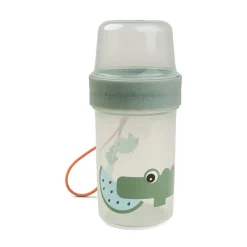 done by deer To Go 2-Wege-Snackbehälter L Croco* Nahrungsbehälter